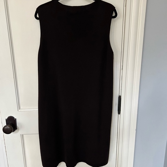 Eileen Fisher brown wool sleeveless dress/jumper. New with tags. Size large. - Picture 8 of 9